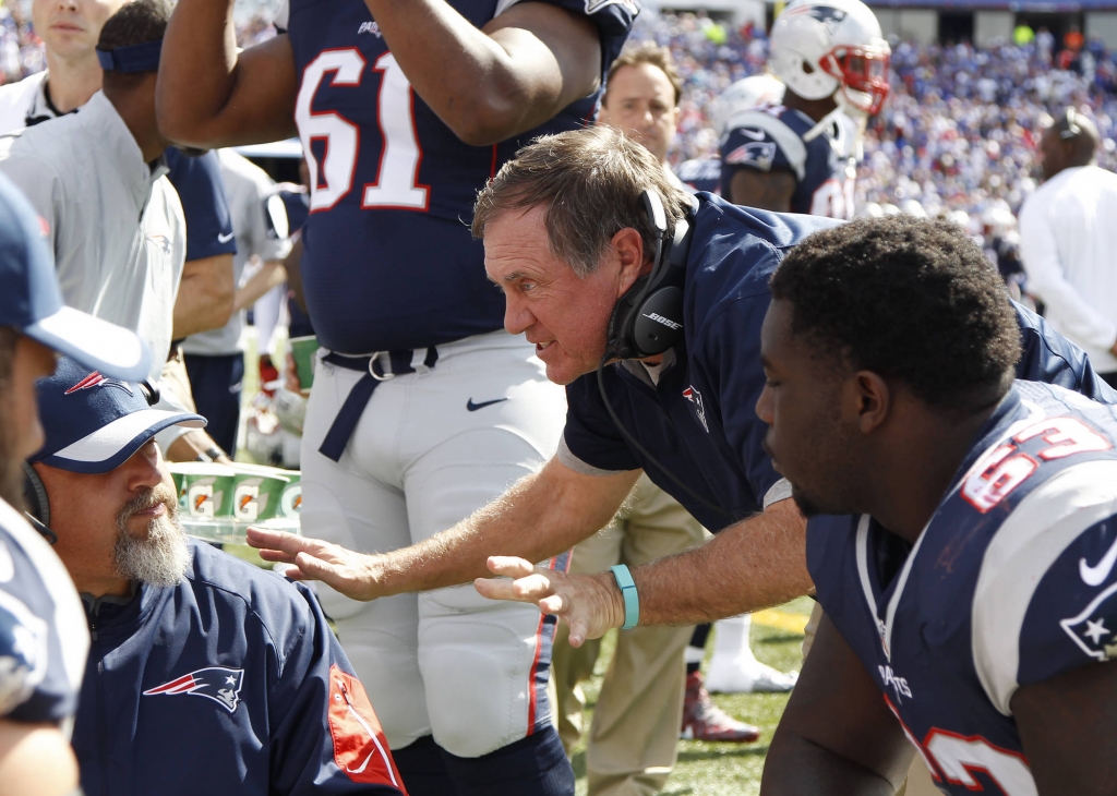 No one is more masterful at managing pieces on the field than Patriots Bill Belichick		Kevin Hoffman-USA TODAY Sports