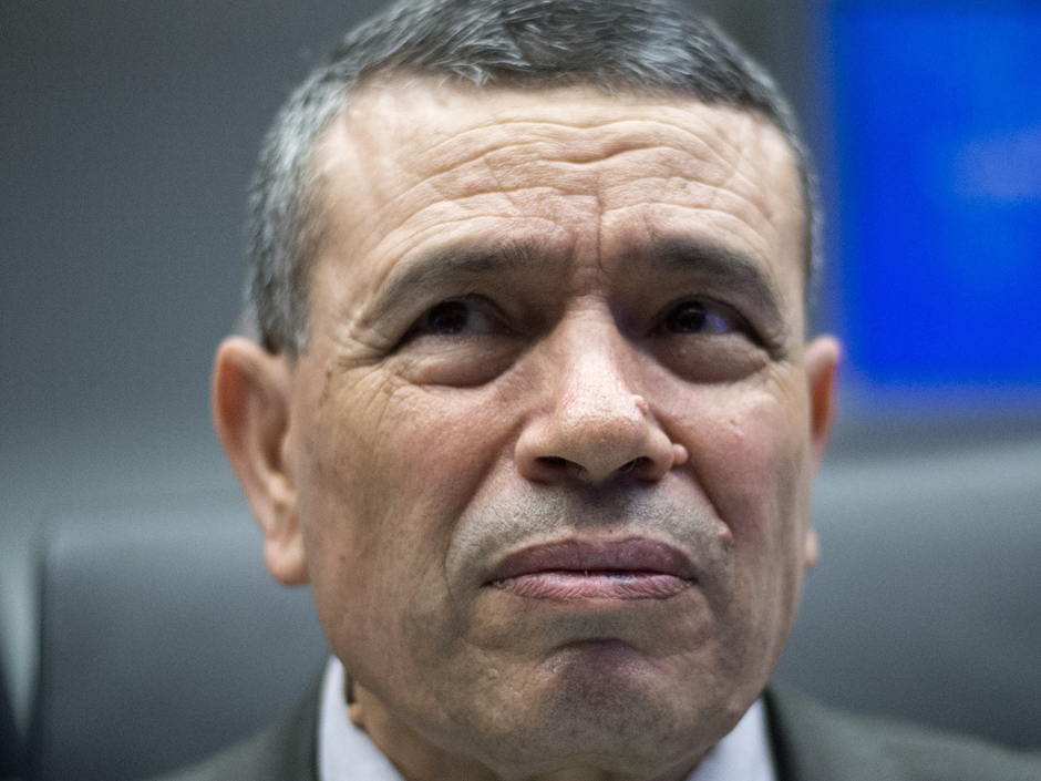 Algeria's minister of energy Salah Khebri attends the OPEC meeting in Vienna on Friday