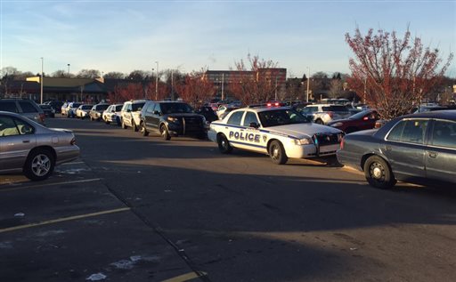 Madison authorities respond to reports of shots fired at the East Towne Mall in Madison Wis. Saturday Dec. 19 2015. MANDATORY CREDIT