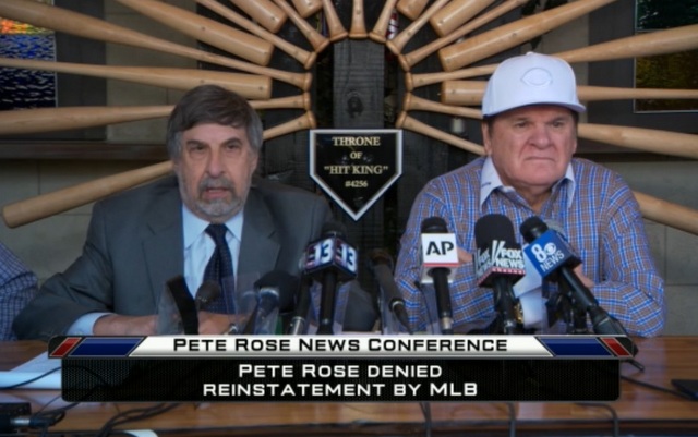 Pete Rose tried to explain why he still gambles Tuesday