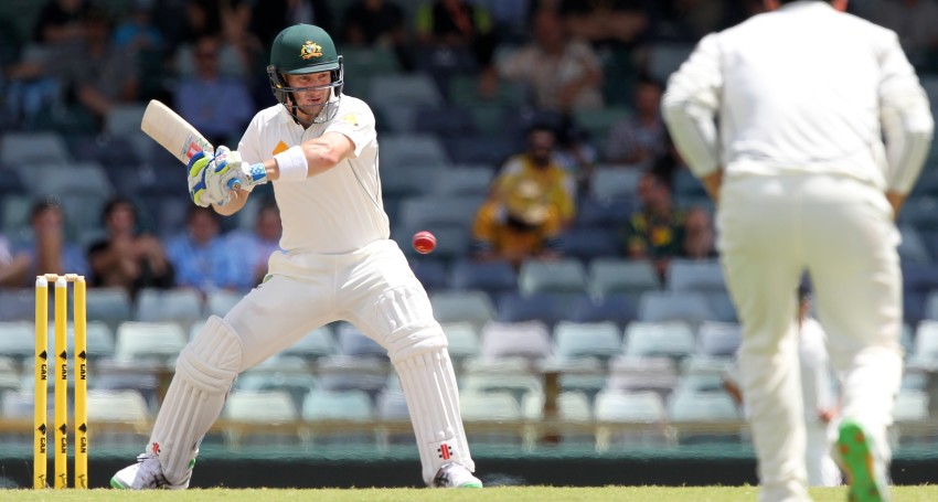 Peter Nevill bats on day 5 of the second Trans Tasman Test match between Australia and New Zealand at the WACA. AAP Image  Richard Wainwright