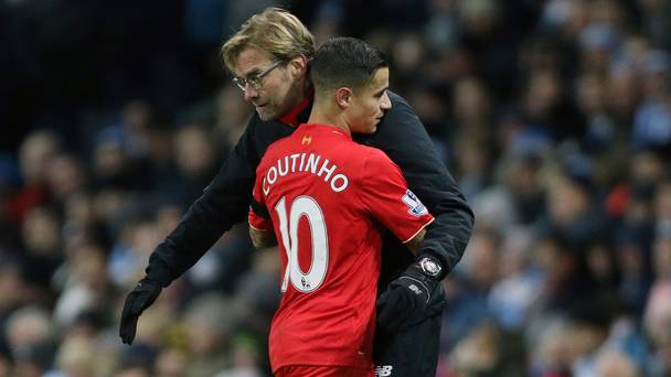 Philippe Coutinho is a doubt for Liverpool's trip to Newcastle