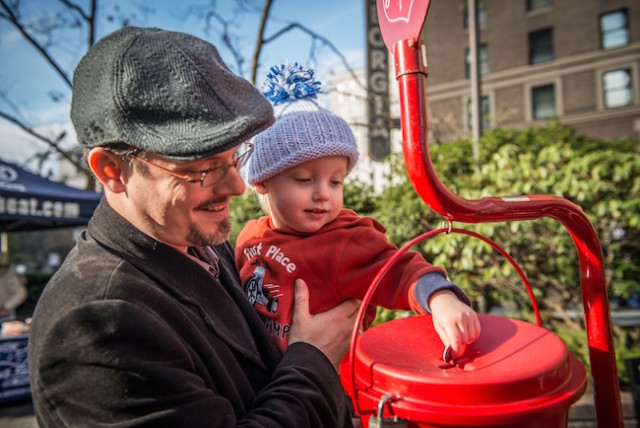 A golden surprise ends up in a Salvation Army red kettle in Anaheim Hills