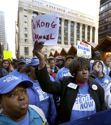 On Wednesday the mayor used a special meeting of the Chicago City Council to try to calm the firestorm apologizing for the fatal shooting of a black teen by a white officer and promising'complete and total reform