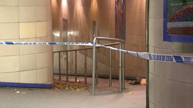 Police were called to the east London station yesterday evening