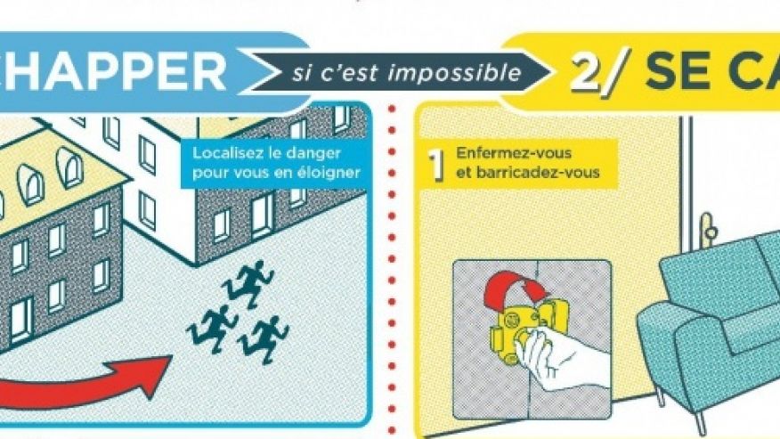 Portion of terror attack survival'guide posted online by the French government