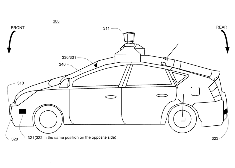 A new patent reveals how Google's self driving cars could talk to pedestrians