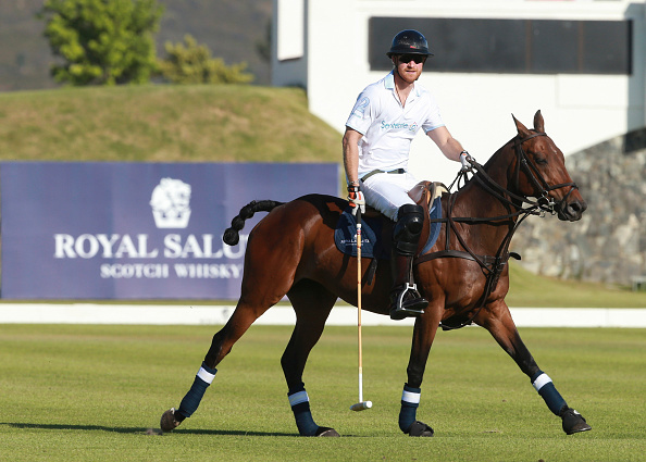 Prince Harry falls from polo pony, twice