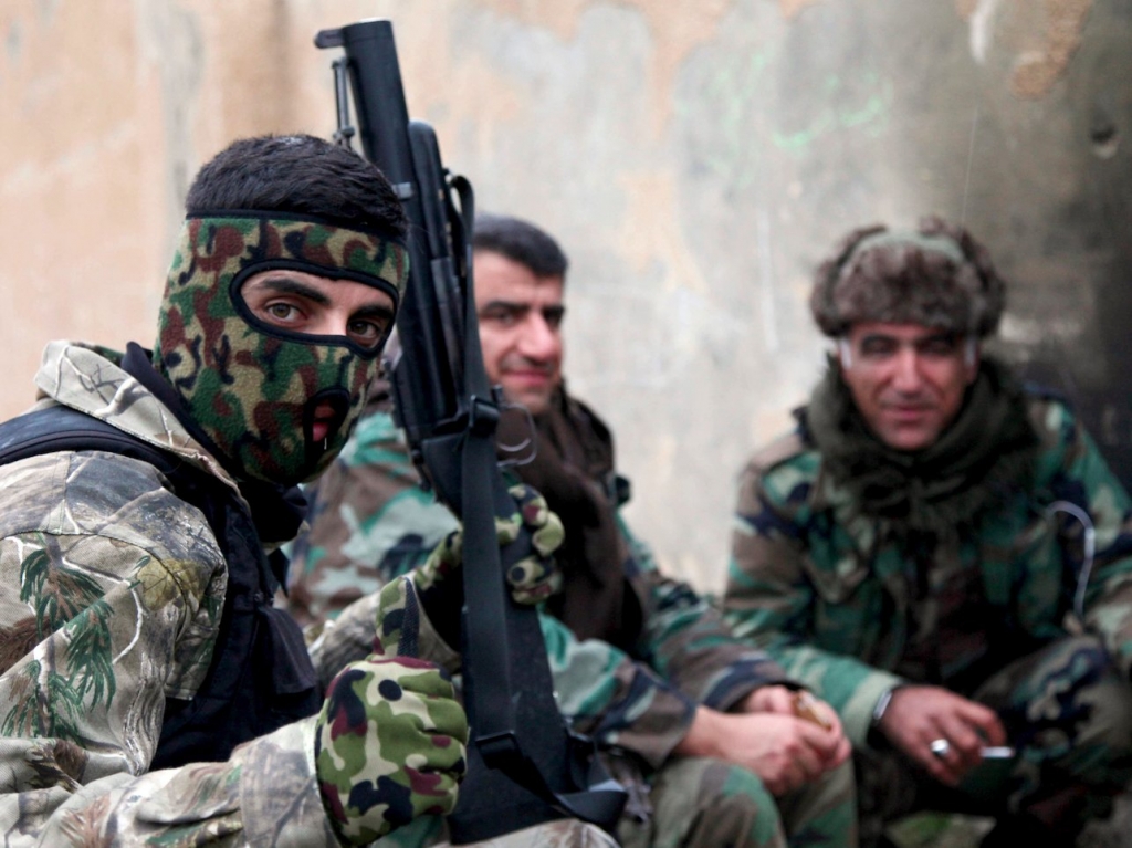 Kurds Kurdish Peshmerga Fighters Mosul Iraq