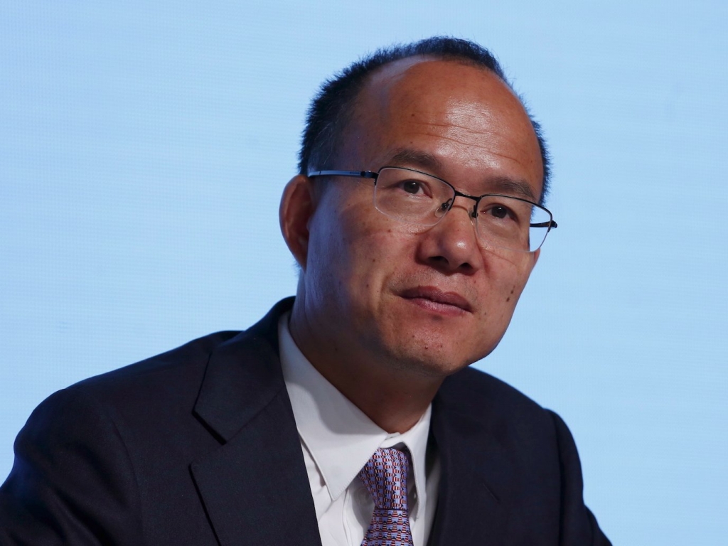 Billionaire Guo Guangchang Executive Director and Chairman of Fosun International attends the annual general meeting of the Chinese conglomerate in Hong Kong China