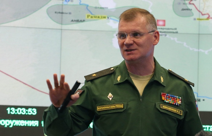 Russia’s Defense Ministry spokesman Igor Konashenkov