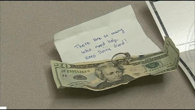 A golden surprise ends up in a Salvation Army red kettle in Anaheim Hills