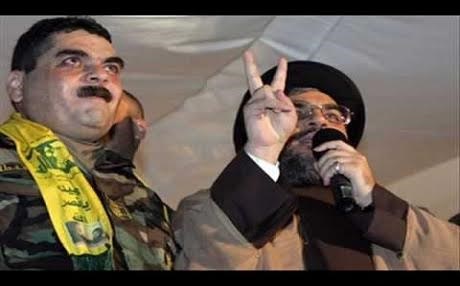 Samir Kantar with Hezbollah leader Hassan Nasrallah