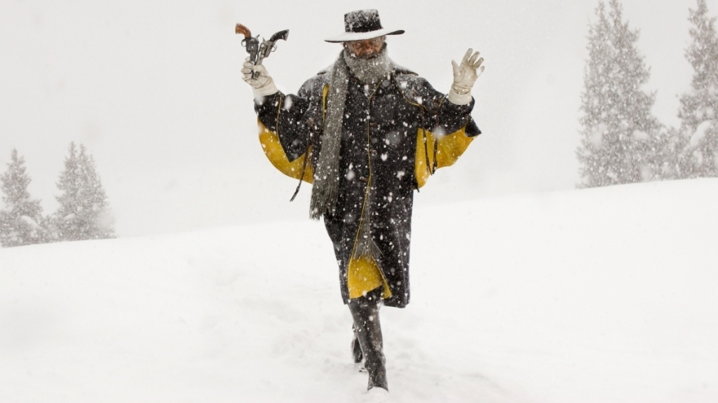 Samuel L. Jackson plays Major Marquis Warren in The Hateful Eight