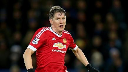 Manchester United's Bastian Schweinsteiger had a shaky game at Wolfsburg