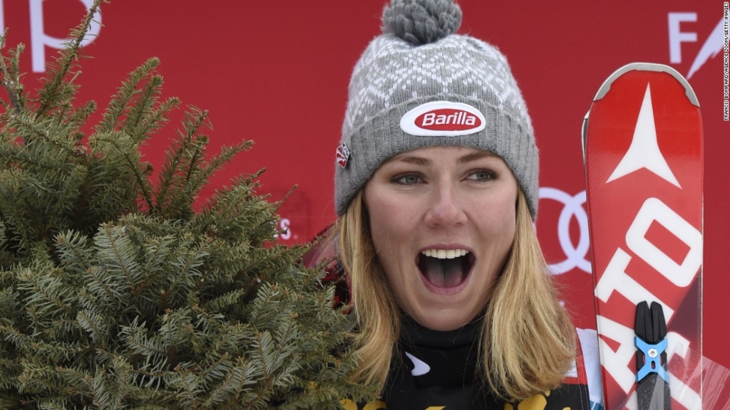 Mikaela Shiffrin has a smile as wide as the gap between her and her rivals following the second of her two back-to-back slalom wins in Aspen