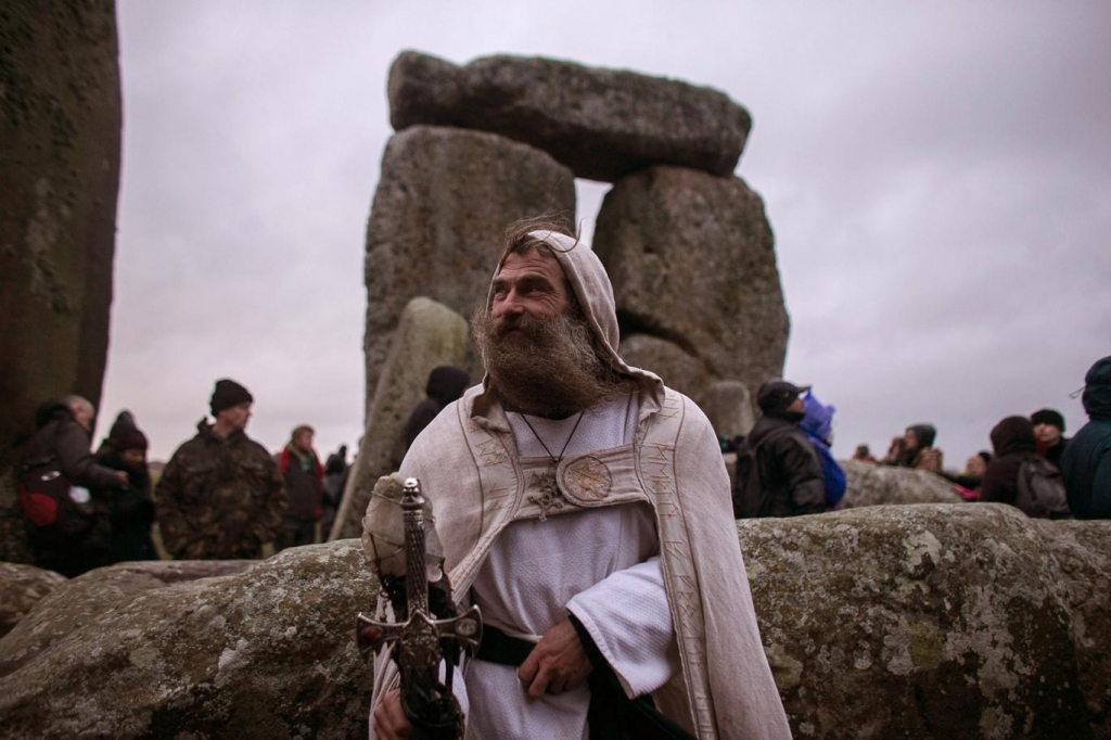 Shortest day a druid celebrates at Stonehenge Matt Cardy  Getty Images