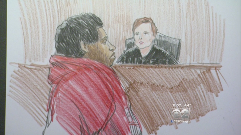 Sketch of Jabari Dean appearing in federal court