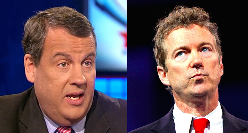 NJ Gov. Christie KY Sen. Rand Paul via flickr