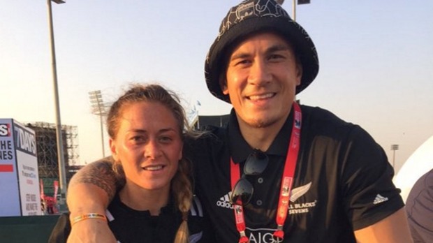 Niall Williams with big brother Sonny Bill in Dubai