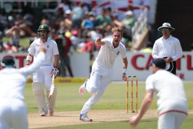 South Africa v England England on top after Stuart Broad performs with bat and ball