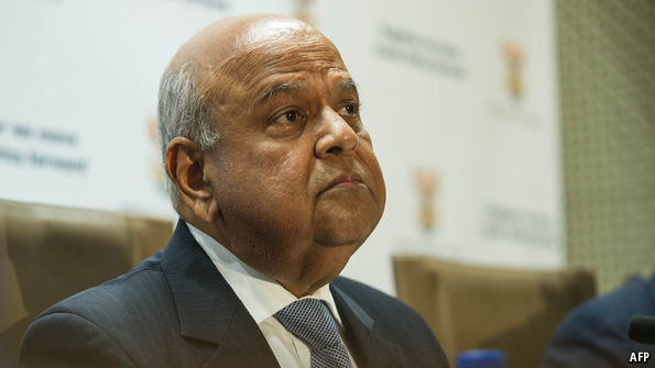 South Africa's president replaces finance minister, again