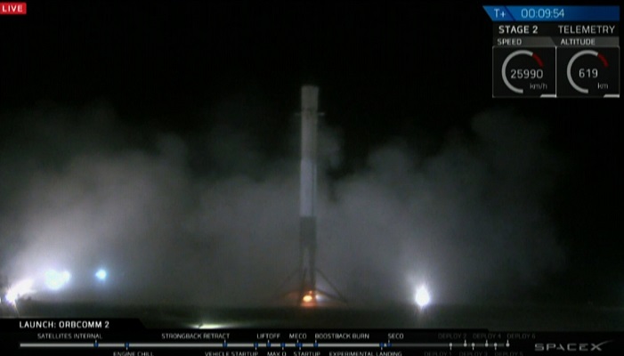 SpaceX finally guided a reusable rocket safely back to Earth after liftoff on Monday