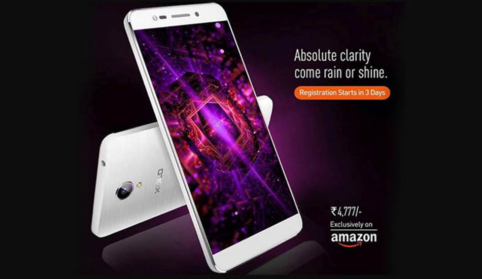 Specs Alternate		 
 
 Xolo One HD is launched at Rs 4,777 and will be available exclusively on Amazon India