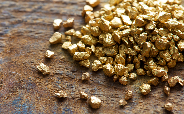 Spot gold was US$26 higher at US$1,087