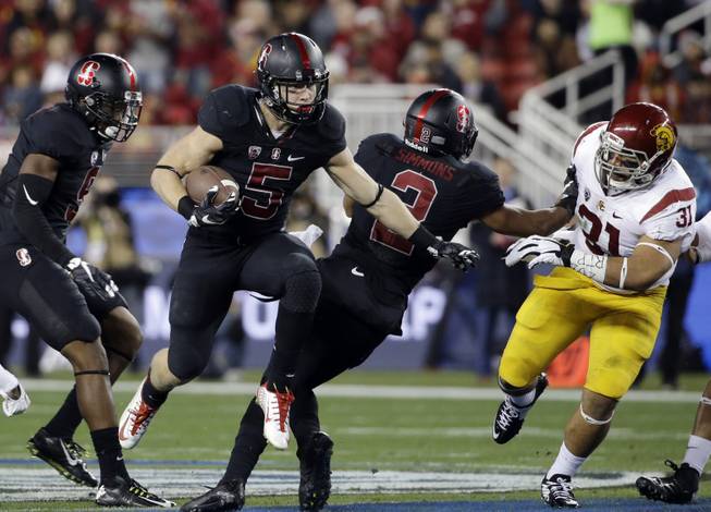 What TV channel, time is the 2015 Pac-12 football championship? Stanford