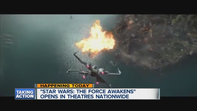 Star Wars fans gear up for opening night                      WXYZ