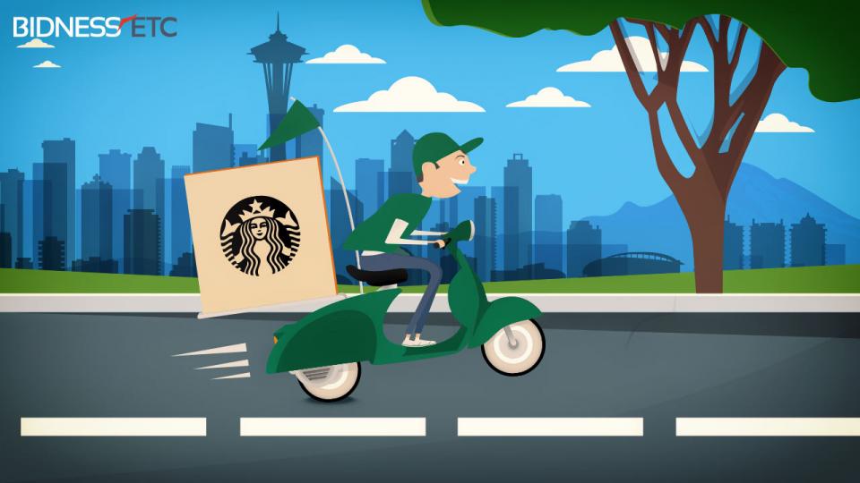 Starbucks Corporation to roll out Delivery Service Test in Seattle