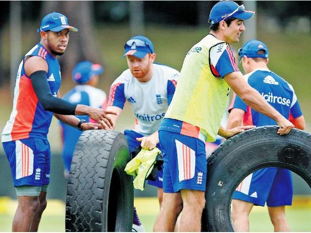 READY TO ROLL England skipper Alastair Cook would expect men like Chris Jordan and Jonny Bairstow to deliver as the visitors hope to get back to winning ways in Tests in the first Test against South Africa beginning on Saturday