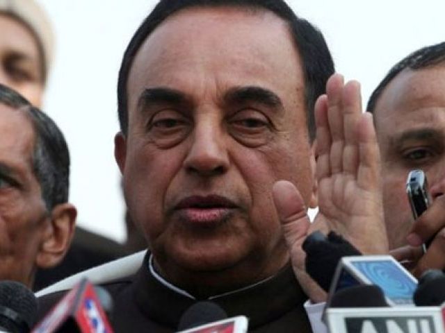 Subramanian Swamy in New Delhi India