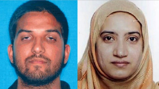 Tashfeen Malik and her husband Syed Rizwan Farook