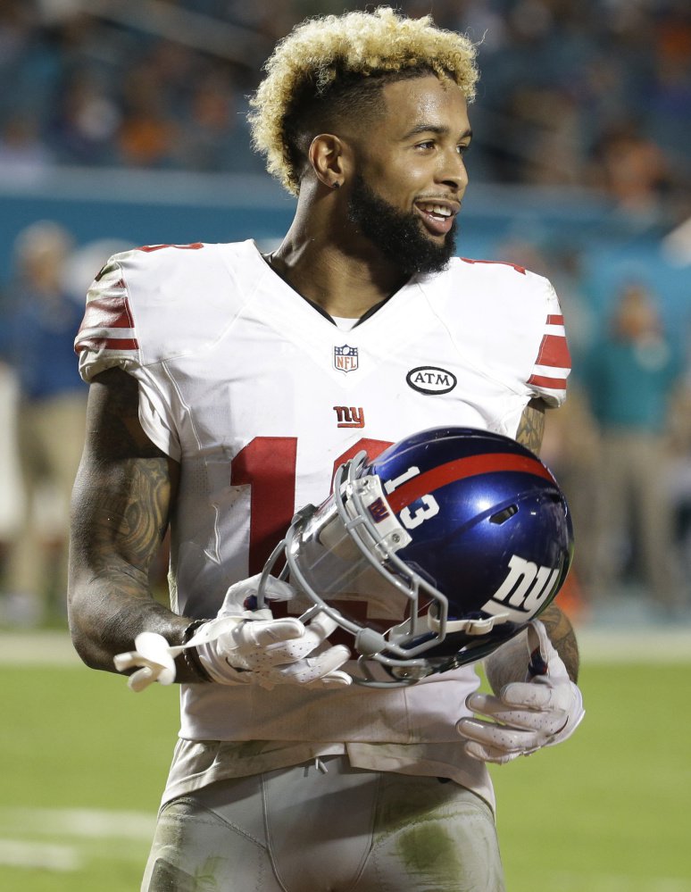 The Giants’ Odell Beckham is still a bit sick but expects to play Sunday against Carolina. He was ill last Sunday against Miami and had seven catches for 166 yards and two TDs