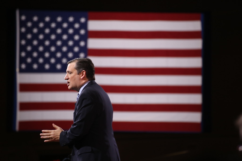 Ted Cruz speaking at CPAC