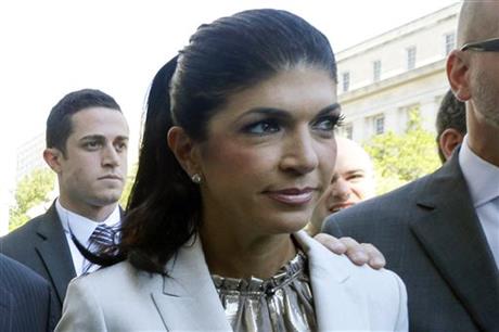 'The Real Housewives of New Jersey star Teresa Giudice 41 of Montville Township N.J. walks out of Martin Luther King Jr. Courthouse after an appearance in Newark N.J. Teresa Giudice will be released Wednesda