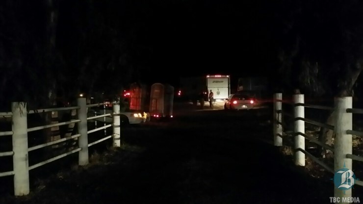 The Californian   Emergency vehicles respond to the area where a medical helicopter went down Thursday night