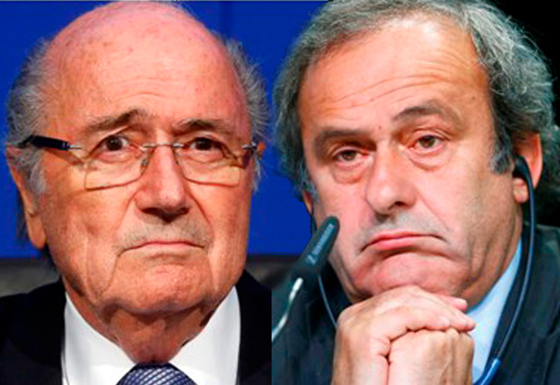 The FIFA court has banned Blatter and Plantini for eight years with immediate effect