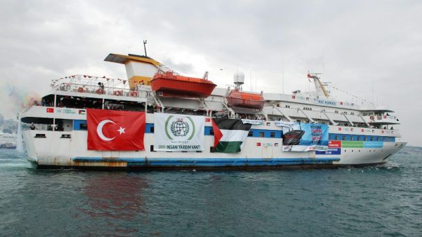 The Mavi Marmara aboard which Israel's deadly raid on a Gaza-bound flotilla resulted in the deaths of 9 Turkish activists