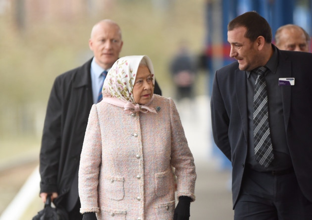 The Queen has arrived in Norfolk by train to spend Christmas at Sandringham