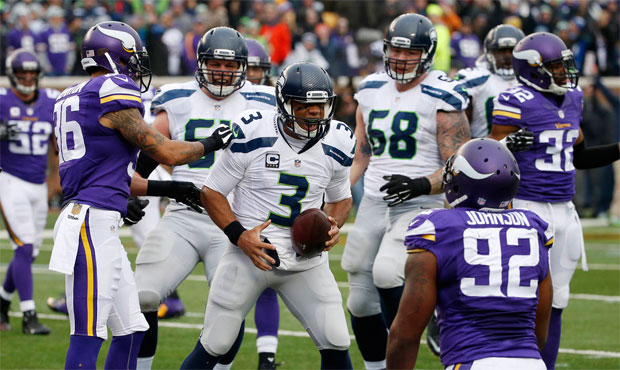 The Seahawks will return to Minnesota for their first playoff game if the Vikings beat Green Bay next week