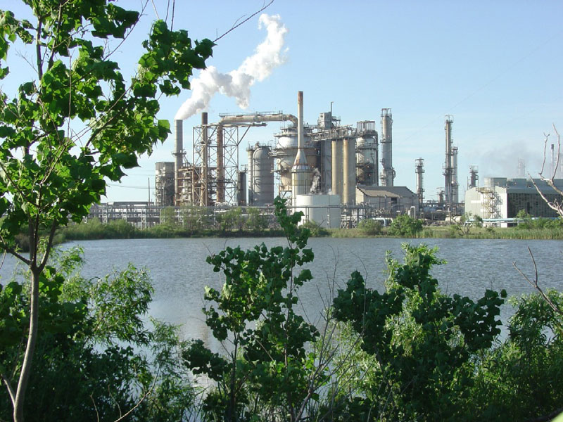 Shell's refinery in Port Arthur Texas