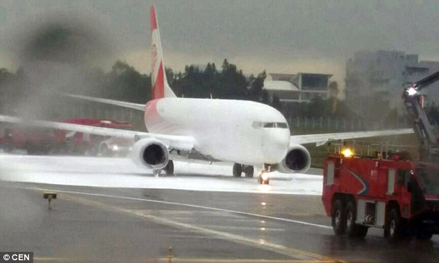 The aeroplane- which was just minutes away from takeoff- had to be grounded and have all its passengers evacuated