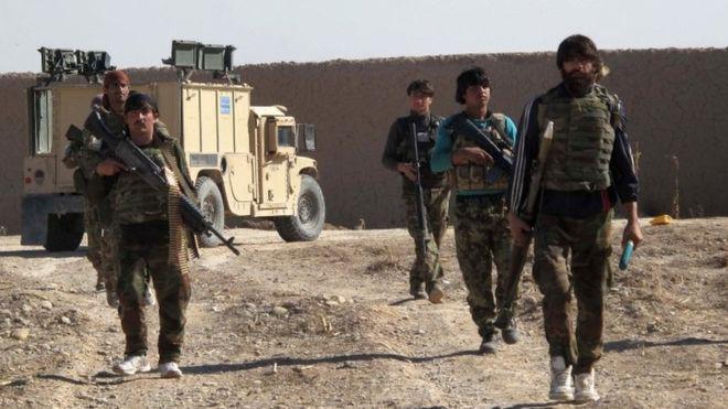 There are conflicting reports about the extent of army control in Sangin