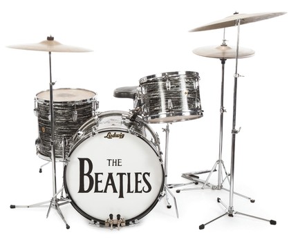 This Ludwig Beatles drum kit sold today for over $2 million to Jim Irsay owner of the Indianapolis Colts