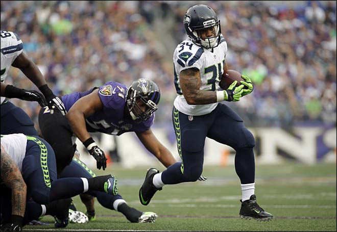 Seahawks RB Rawls out for season with ankle injury