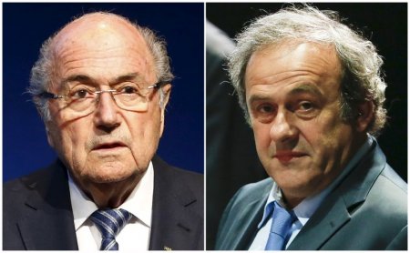 Blatter and UEFA President Michel Platini in Zurich By Brian Homewood