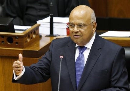 Pravin Gordhan delivers his 2014 budget address in Parliament in Cape Town